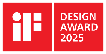 Design Award 2025 badge.