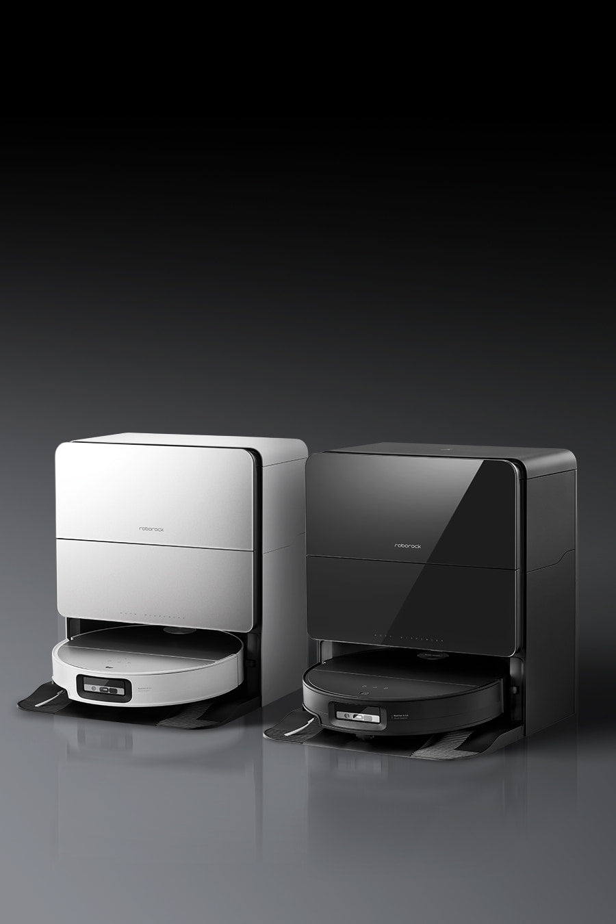 RockDock Ultra 2.0 dock with the Saros 10 robot vacuum.