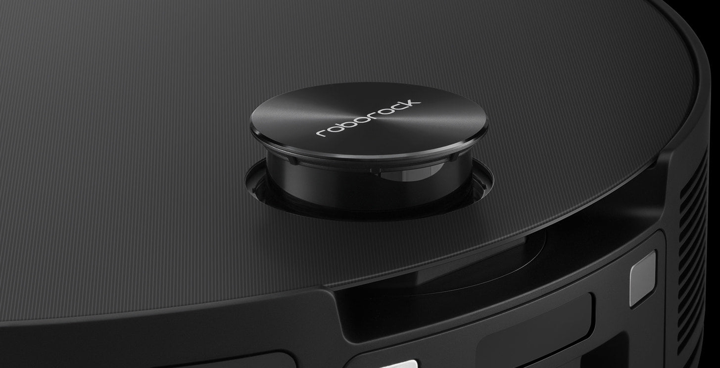 Saros 10 passing under low furniture with its retractable navigation sensor lowered.