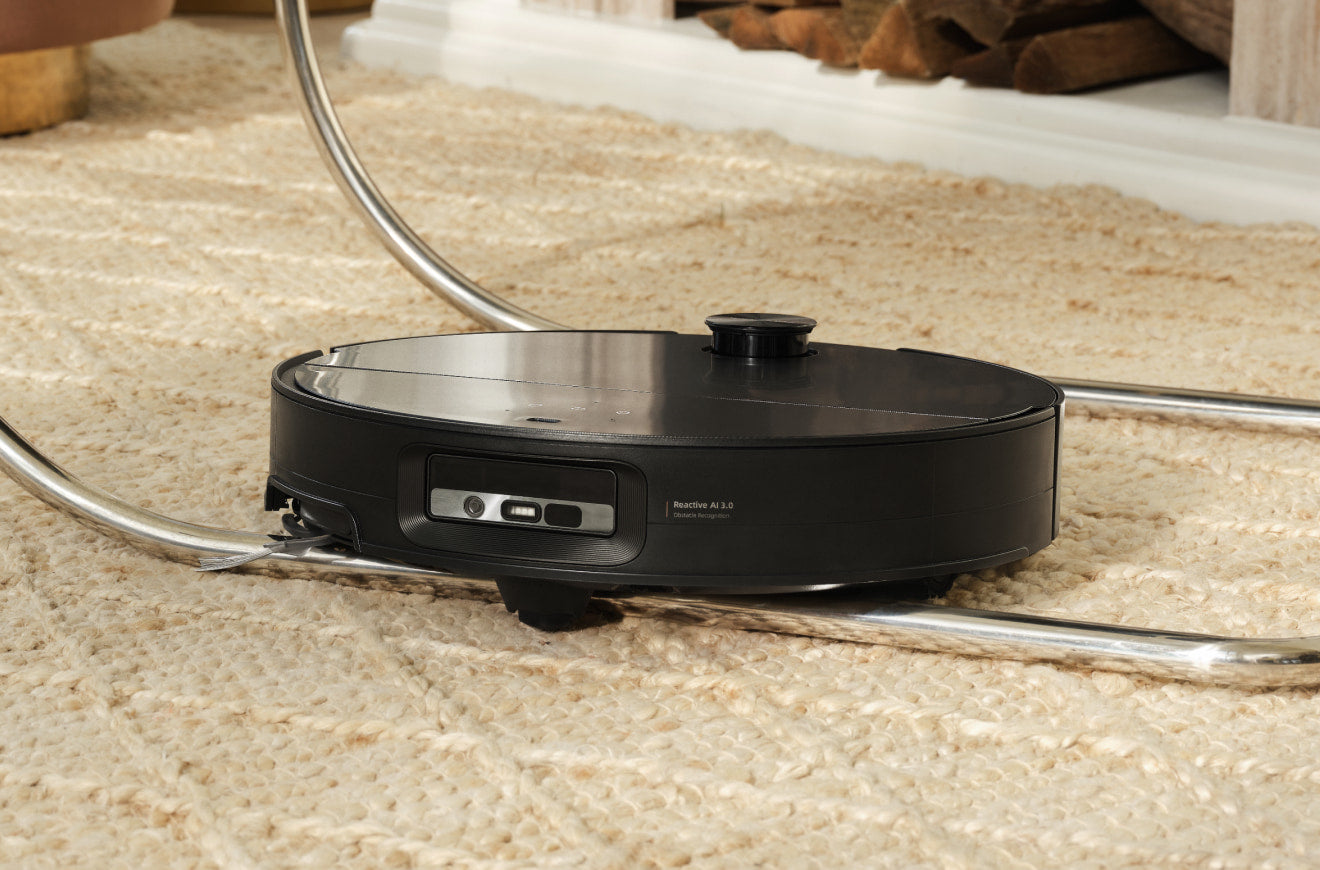 Saros 10 crossing a threshold by lifting its wheels and chassis.