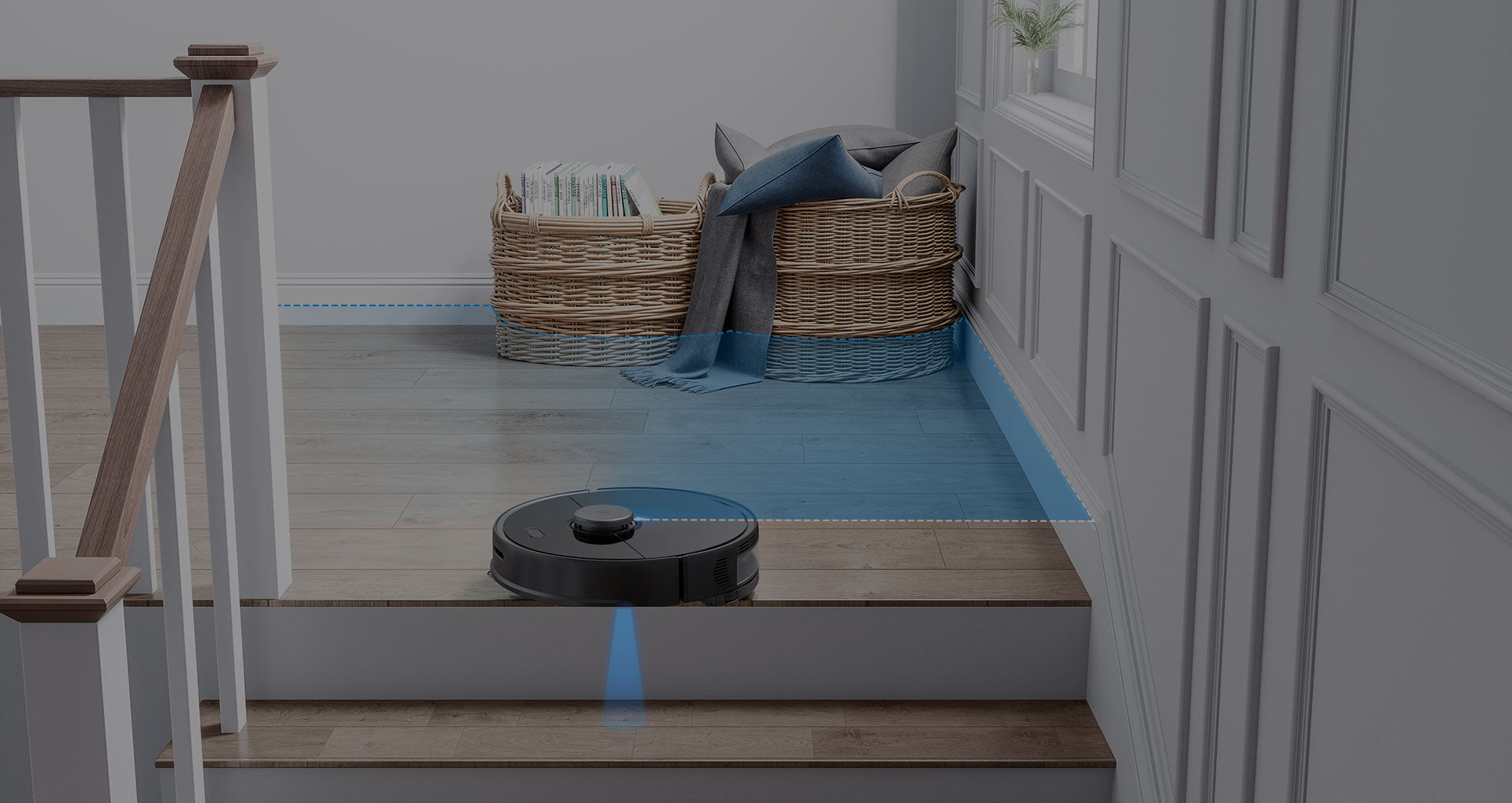 Roborock S5 Max environmental sensors keep it goes about its business safely